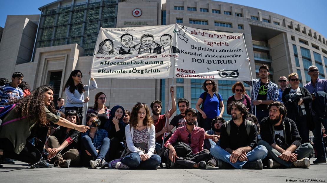 Türkei Prozess Akademiker Demo
