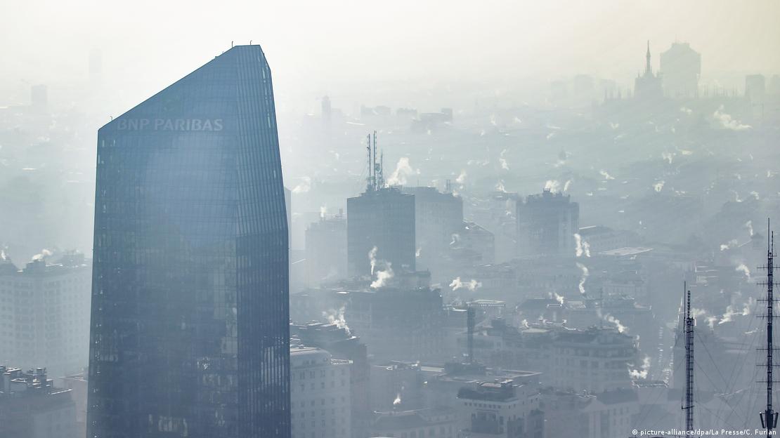 İtalya'nın Milano kentinde hava kirliliği - (08.01.2020)