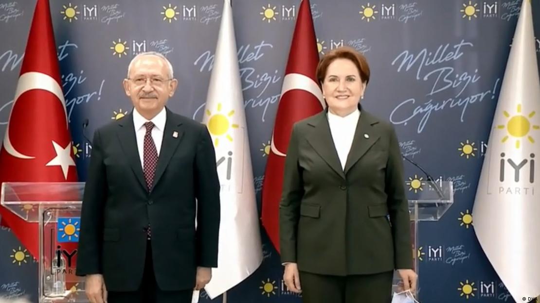 CHP Genel Başkanı Kemal Kılıçdaroğlu ve İYİ Parti Genel Başkanı Meral Akşener