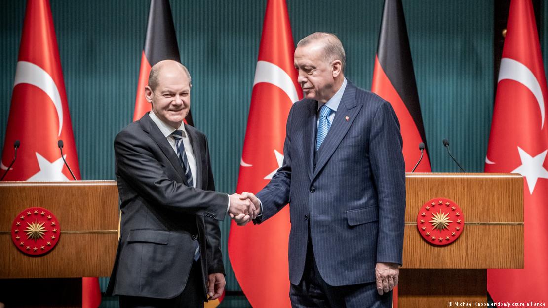 Cumhurbaşkanı Erdoğan ve Almanya Başbakanı Scholz