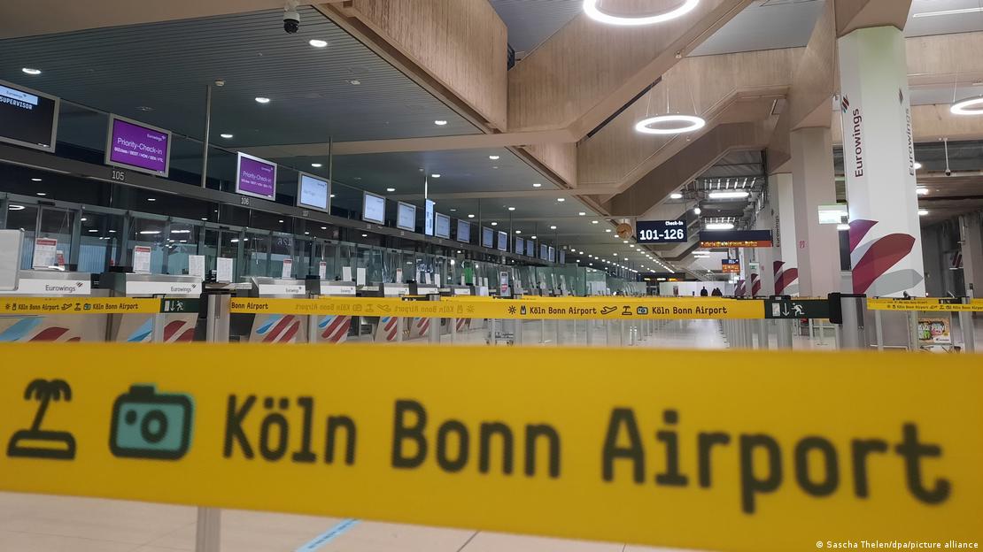 Grev nedeniyle Köln Bonn Havaalanından çok sayıda uçuş yapılamadı