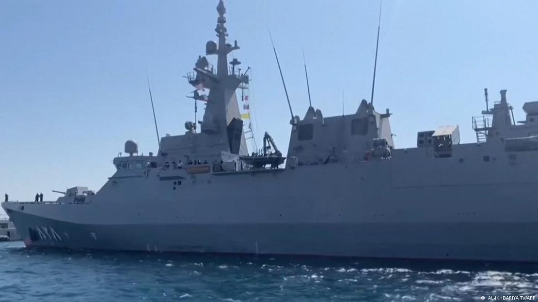 Suudi Arabistan'ın tahliye operasyonunda kullandıği gemi