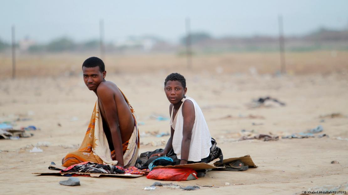 Yemen - Suudi Arabistan sınırında bekleyen Etiyopyalı göçmenler - (01.05.2020)