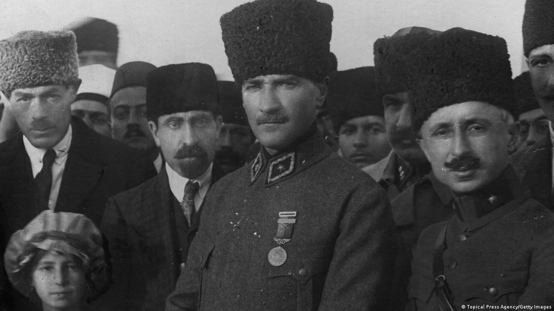 Türkiye Cumhuriye'nin kurucusu Mustafa Kemal Atatürk 